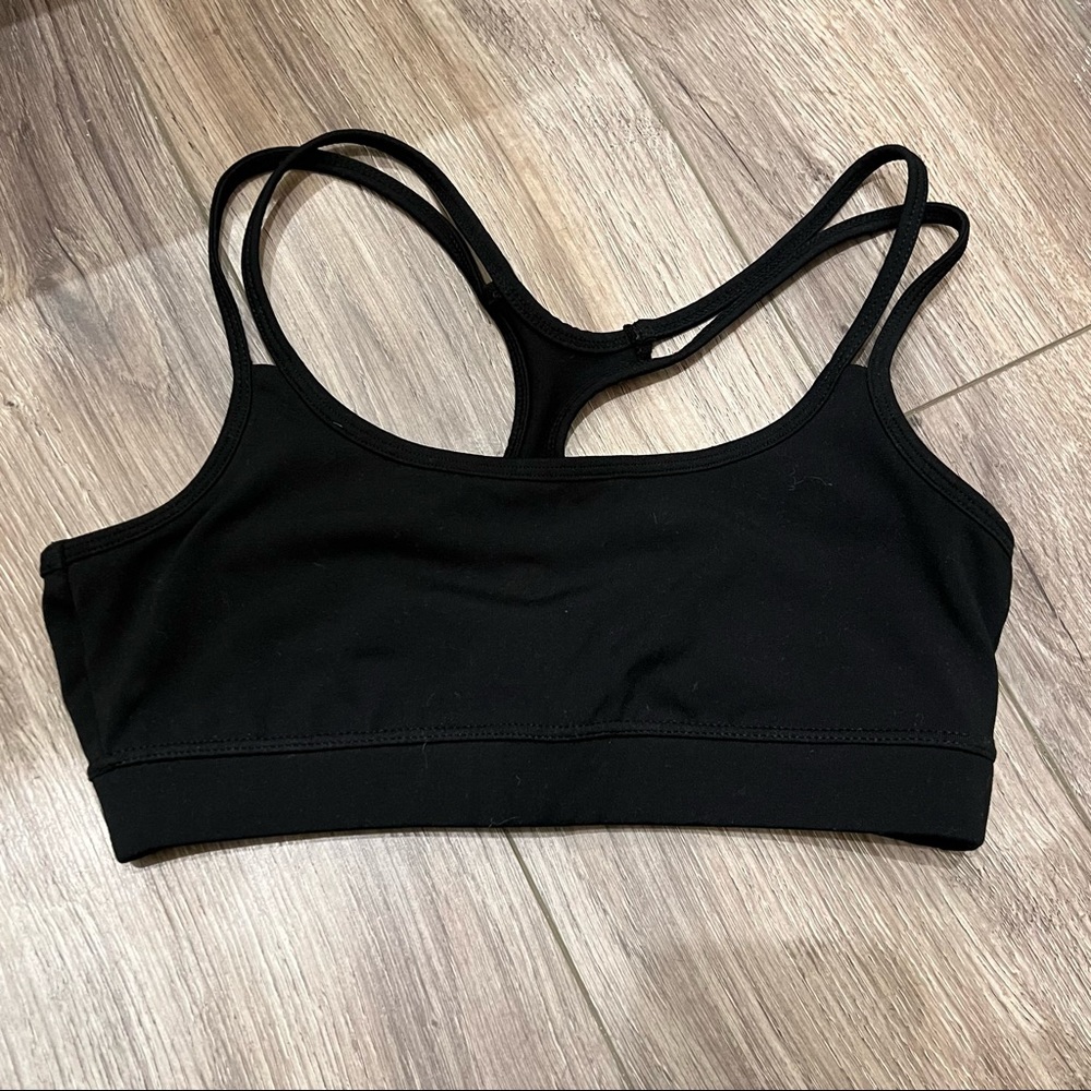 Double strap sports bra